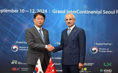 Ulaştırma ve Altyapı Bakanı Abdulkadir Uraloğlu, Güney Kore Hükümet Yetkilileri ve İş Dünyası ile Bir Araya Geldi