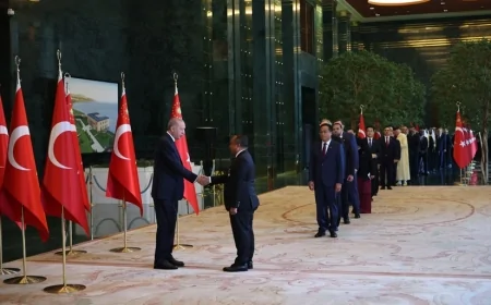 Cumhurbaşkanı Erdoğan, 30 Ağustos Zafer Bayramı Tebriklerini Kabul Etti