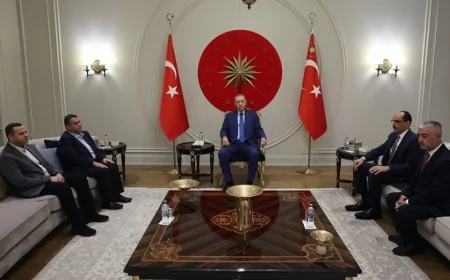 Cumhurbaşkanı Erdoğan, İsmail Heniyye’nin Oğullarını Kabul Etti