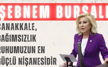AK Parti’li Şebnem Bursalı: ‘Çanakkale, bağımsızlık ruhumuzun en güçlü nişanesidir’