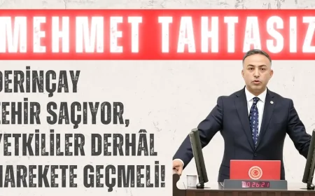 CHP’li Mehmet Tahtasız: ‘Derinçay zehir saçıyor, yetkililer derhâl harekete geçmeli!’