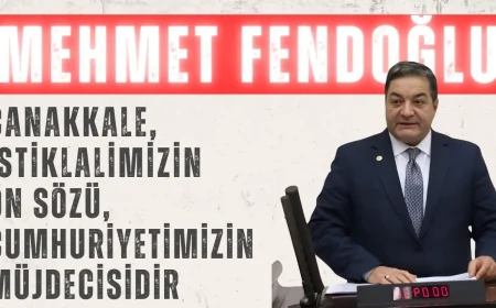 MHP’li Mehmet Fendoğlu: ‘Çanakkale, istiklalimizin ön sözü, cumhuriyetimizin müjdecisidir’