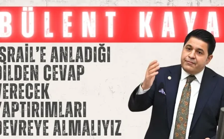 Bülent Kaya: ‘İsrail’e anladığı dilden cevap verecek yaptırımları devreye almalıyız’