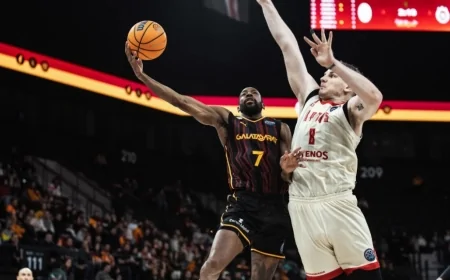 Galatasaray çeyrek finale göz kırptı! FIBA Basketbol Şampiyonlar Ligi'nde kritik galibiyet