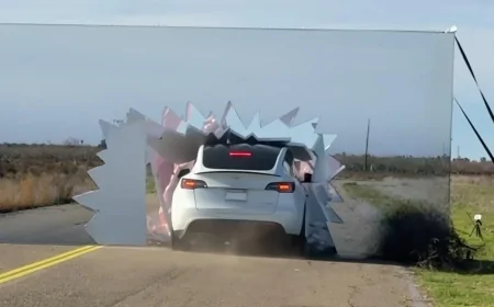 Tesla'nın Otopilotu, Çizgi Film Fizik Kurallarına Takıldı: Kameralar Gerçek Dünyada Başarısız Oldu