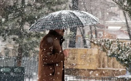 Afyonkarahisar ve Uşak'ta Kar Yağışı Bekleniyor, Denizli'de Karla Karışık Yağmur