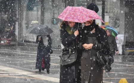 Bartın'da Karla Karışık Yağmur ve Kar Yağışı Bekleniyor, Sıcaklıklar Düşüyor