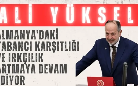 Yeni Refah Partisi Konya Milletvekili Ali Yüksel: 'Almanya'daki Yabancı Karşıtlığı ve Irkçılık Artmaya Devam Ediyor'