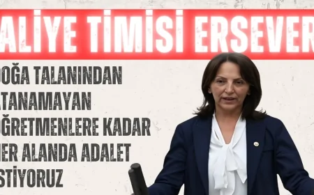 CHP’li Aliye Timisi Ersever: ‘Doğa talanından atanamayan öğretmenlere kadar her alanda adalet istiyoruz’
