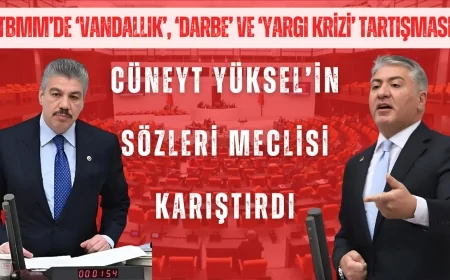 TBMM’de ‘Vandallık’, ‘Darbe’ ve ‘Yargı Krizi’ Tartışması: Cüneyt Yüksel’in Sözleri Meclisi Karıştırdı