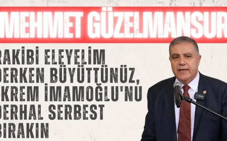 CHP Milletvekili Mehmet Güzelmansur: 'Rakibi eleyelim derken büyüttünüz, Ekrem İmamoğlu'nu derhal serbest bırakın'
