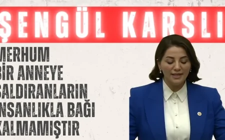 AK Parti Milletvekili Şengül Karslı: 'Merhum bir anneye saldıranların insanlıkla bağı kalmamıştır'