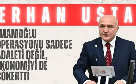İYİ Parti’li Erhan Usta: ‘İmamoğlu operasyonu sadece adaleti değil, ekonomiyi de çökertti’