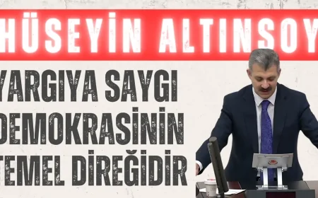 AK Parti Aksaray Milletvekili Hüseyin Altınsoy: 'Yargıya saygı demokrasinin temel direğidir'