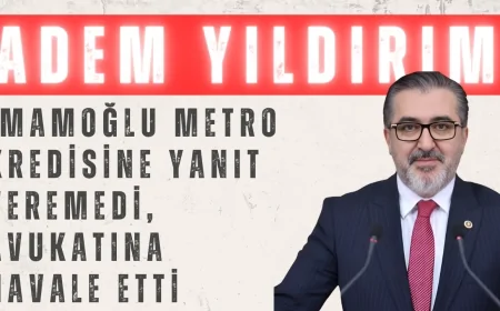 AK Partili Adem Yıldırım: 'İmamoğlu metro kredisine yanıt veremedi, avukatına havale etti'