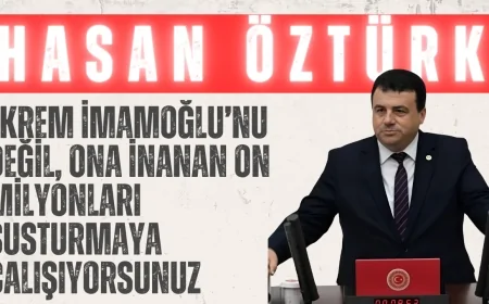 CHP’li Hasan Öztürk: ‘Ekrem İmamoğlu’nu değil, ona inanan on milyonları susturmaya çalışıyorsunuz’