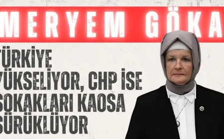 AK Partili Meryem Göka: ‘Türkiye yükseliyor, CHP ise sokakları kaosa sürüklüyor’