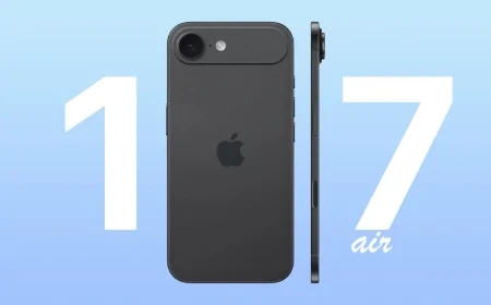 Apple’ın en ince telefonu iPhone 17 Air, iPhone 17 Pro Max ile yan yana görüntülendi