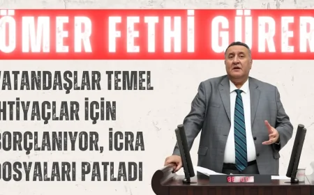 CHP'li Gürer: 'Vatandaşlar temel ihtiyaçlar için borçlanıyor, icra dosyaları patladı'