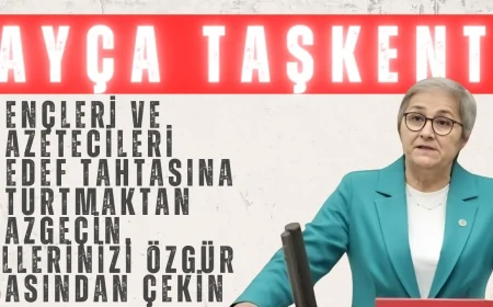 CHP’li Ayça Taşkent: ‘Gençleri ve gazetecileri hedef tahtasına oturtmaktan vazgeçin, ellerinizi özgür basından çekin’