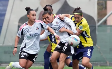 Fenerbahçe Kadın Futbol Takımı, derbide Beşiktaş'ı deplasmanda mağlup etti