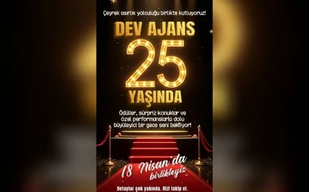 İzmir’de 25. yılını kutlayan Dev Ajans, 25 isme ödül verecek özel gecede 750 konuğu ağırlayacak