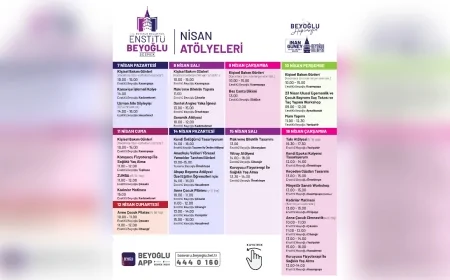 Beyoğlu Belediyesi’nin Nisan Atölyeleri Başladı: Çocuklardan kadınlara, sanattan mutfağa dopdolu etkinlikler sizi bekliyor