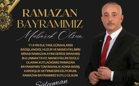 Araç Belediye Başkanı Süleyman Yazkan'dan Ramazan Bayramı mesajı: 'Bayramın barış ve kardeşlik getirmesini diliyorum'