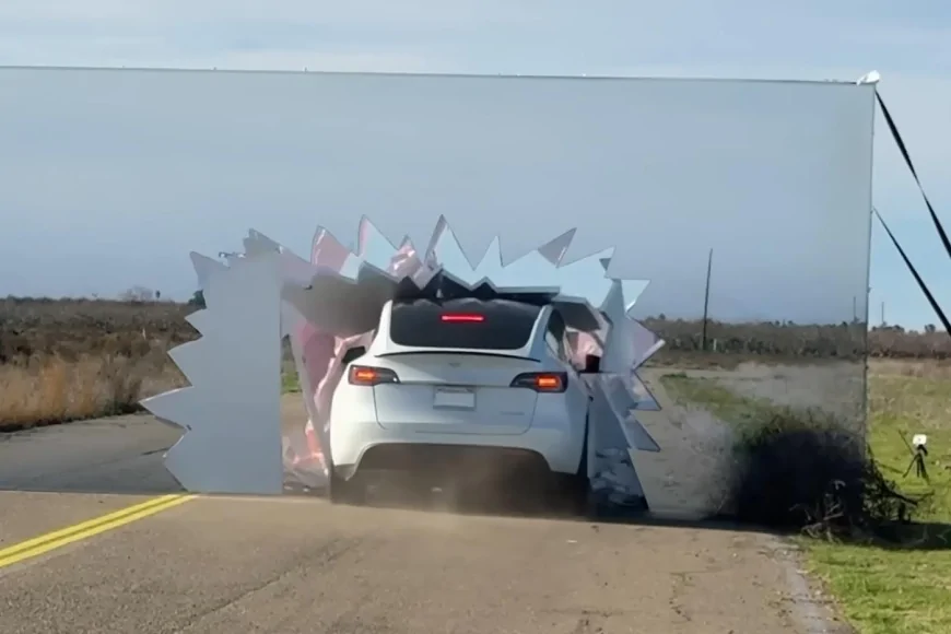 Tesla'nın Otopilotu, Çizgi Film Fizik Kurallarına Takıldı: Kameralar Gerçek Dünyada Başarısız Oldu