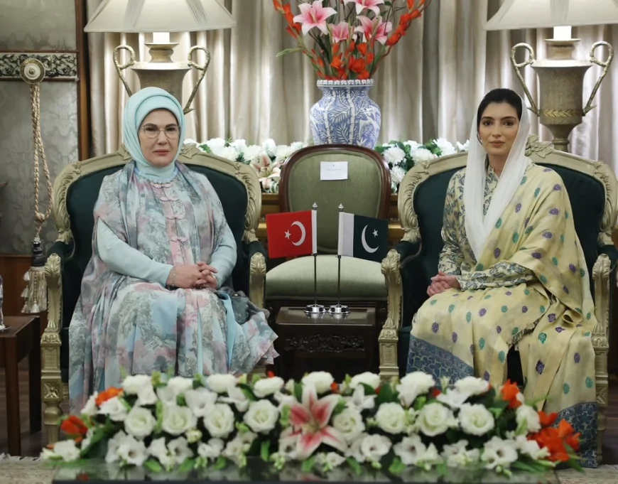 Emine Erdoğan ve Aseefa Bhutto Zardari’den Anlamlı Buluşma