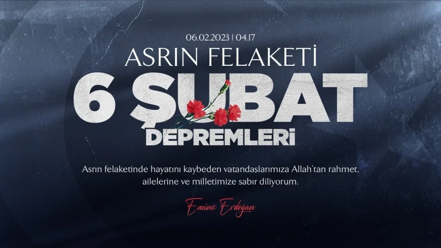 6 Şubat Depreminin Yıl Dönümünde Türkiye Tek Yürek: “Unutmadık, Unutmayacağız”