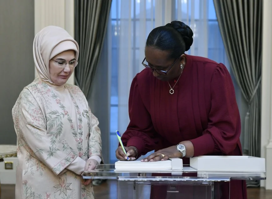 Emine Erdoğan’dan Jeannette Kagame’ye Sıfır Atık Teşekkürü