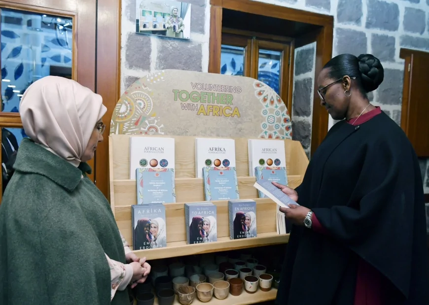 Emine Erdoğan, Ruanda Devlet Başkanı’nın Eşi Jeannette Kagame’yi Ağırladı