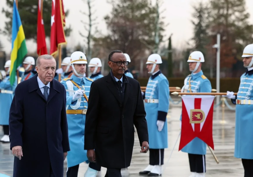 Cumhurbaşkanı Erdoğan, Ruanda Cumhurbaşkanı Kagame’yi Resmî Törenle Karşıladı