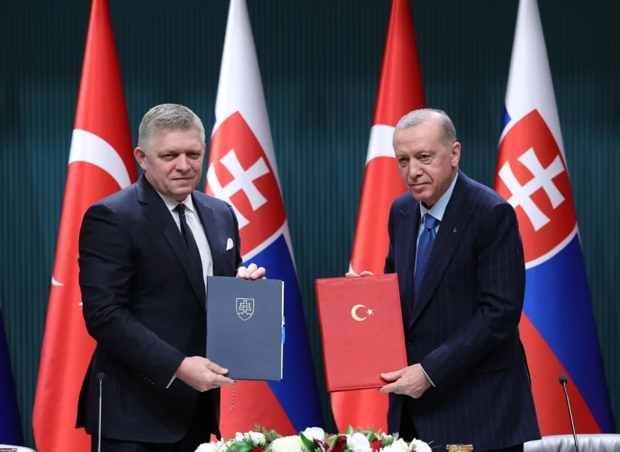 Türkiye-Slovakya İlişkileri Stratejik Ortaklık Seviyesine Çıkarıldı
