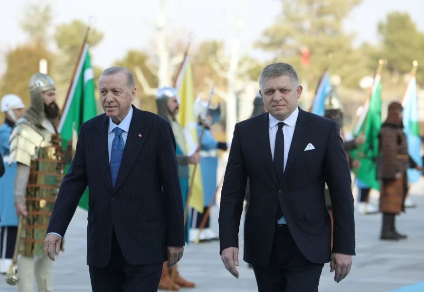 Cumhurbaşkanı Erdoğan, Slovakya Başbakanı Fico’yu Resmî Törenle Karşıladı