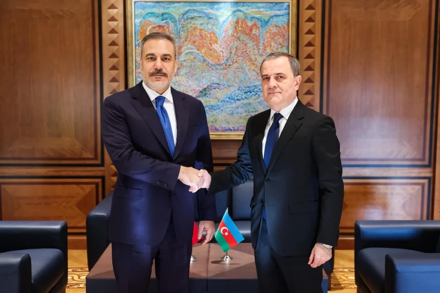 Hakan Fidan Bakü’de İlham Aliyev ve Ceyhun Bayramov ile Görüştü