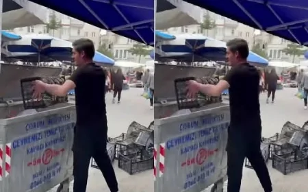 Pazarda domatesleri çöpe döken esnafa 17 milyon TL’ye kadar ceza yolda