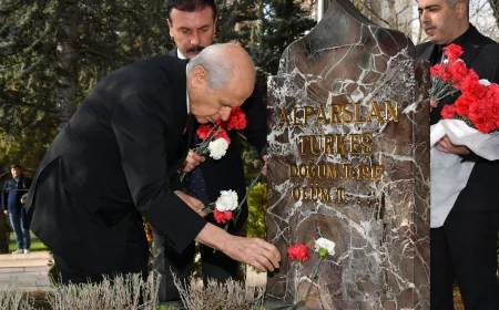 Bahçeli: 'Türkeş’in Yaktığı Meşale Ülkücü Gönülleri Aydınlatmaya Devam Ediyor'