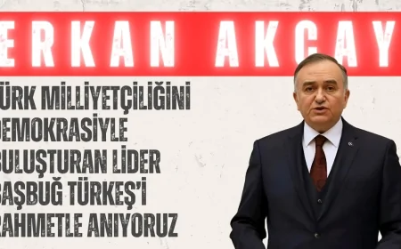 MHP’li Akçay: ‘Türk milliyetçiliğini demokrasiyle buluşturan lider Başbuğ Türkeş’i rahmetle anıyoruz’
