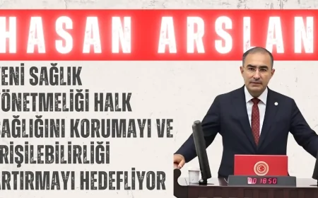 AK Parti’li Dr. Hasan Arslan: “Yeni sağlık yönetmeliği halk sağlığını korumayı ve erişilebilirliği artırmayı hedefliyor”