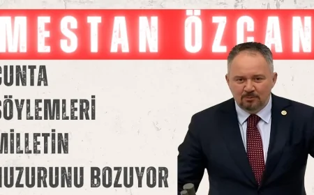 AK Parti’li Mestan Özcan’dan CHP Lideri Özgür Özel’e tepki: ‘Cunta söylemleri milletin huzurunu bozuyor’