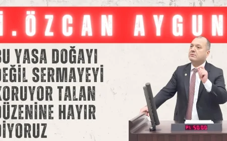 CHP’li Aygun’dan İklim Kanunu tepkisi: “Bu yasa doğayı değil, sermayeyi koruyor; talan düzenine ‘hayır’ diyoruz”