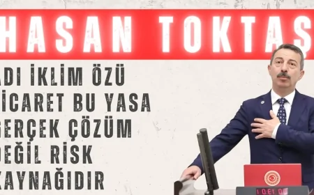 İYİ Parti’li Toktaş’tan İklim Kanunu tepkisi: “Adı iklim, özü ticaret; bu yasa gerçek çözüm değil, risk kaynağıdır”