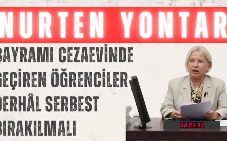 CHP’li Yontar: ‘Bayramı cezaevinde geçiren öğrenciler derhâl serbest bırakılmalı’