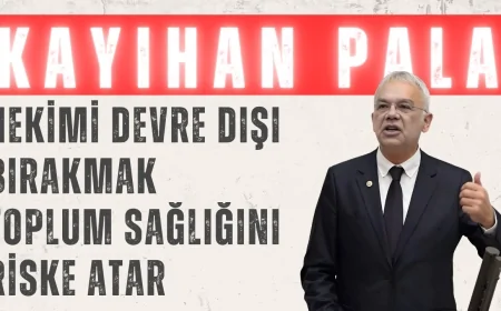 CHP’li Prof. Dr. Pala: “Hekimi devre dışı bırakmak toplum sağlığını riske atar”