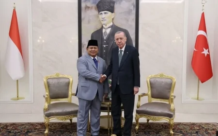 Endonezya Cumhurbaşkanı Prabowo Subianto Türkiye’de: Esenboğa’da Resmi Karşılama