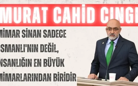 AK Partili Cıngı: 'Mimar Sinan sadece Osmanlı'nın değil, insanlığın en büyük mimarlarından biridir'