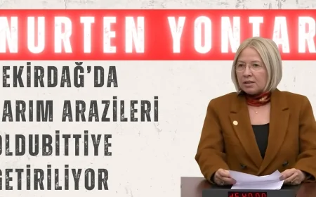 CHP’li Yontar’dan Zorlu Enerji’nin RES Projesine Tepki: ‘Tekirdağ’da tarım arazileri oldubittiye getiriliyor’