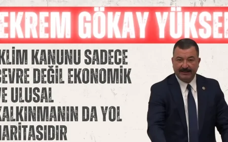 MHP’li Yüksel: ‘İklim Kanunu sadece çevre değil, ekonomik ve ulusal kalkınmanın da yol haritasıdır’